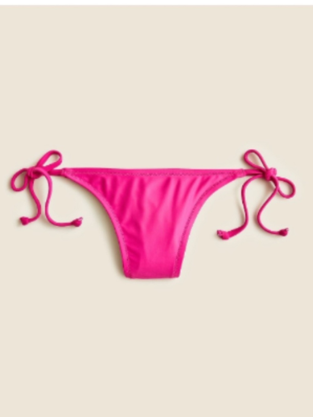 J. CREW Plus Size Hot Pink Tie-Side Bikini Bottom 2X